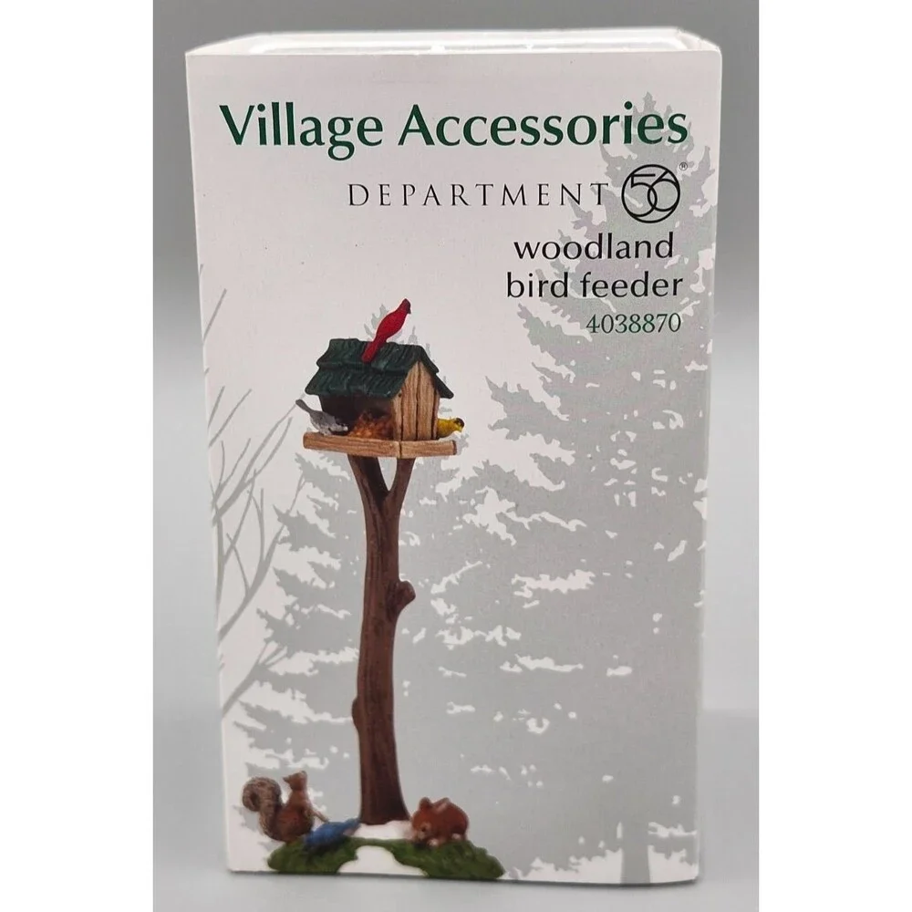 Department Dept 56 Woodland Bird Feeder #4038870 Dickens Christmas Village